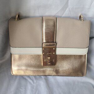 Aldo gold tone crossbody purse